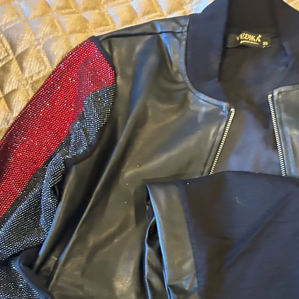 Prada Black and Red Bomber Jacket and pant - Picture 5 of 5